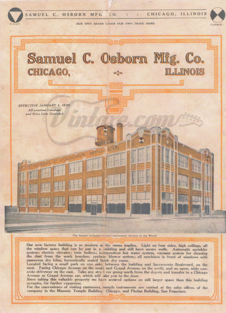 Osborn Catalog Cover c.1920 Courtesy VintAxe.com